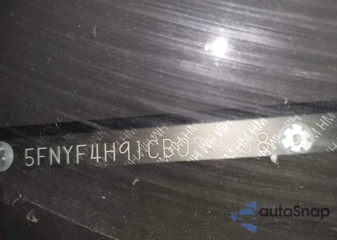 2012 Honda Pilot Touring from USA, damaged, VIN 5FNYF4H91CB033638